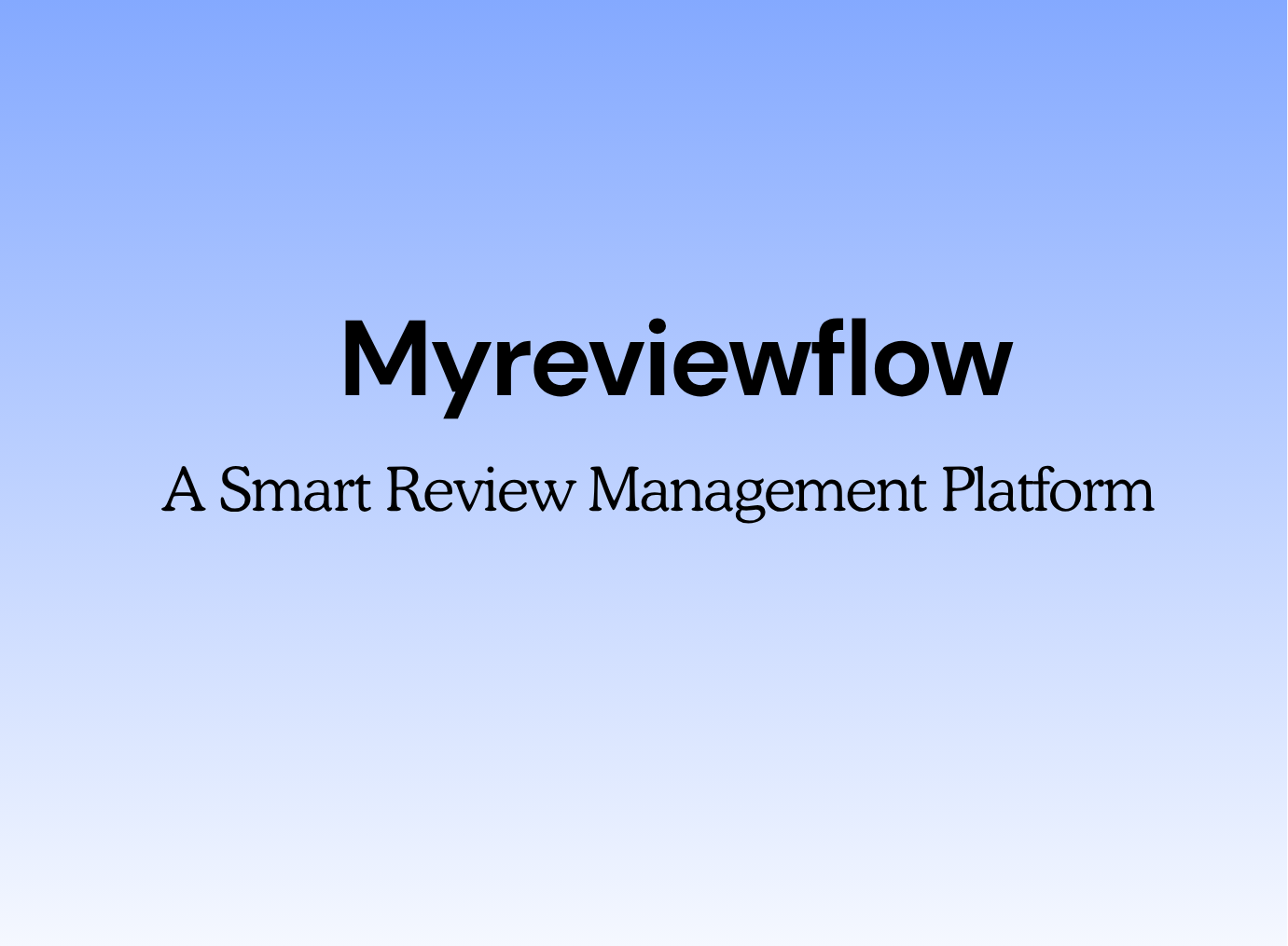 Myreviewflow
